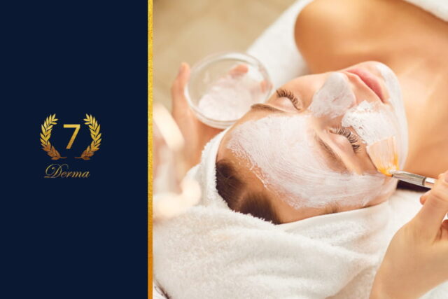 Skin peeling on face with Cosmelan